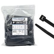 Kable Kontrol Cable Zip Ties 8" Inch Long - UV Resistant Nylon - 50 Lbs Tensile Strength - 1000 pc Pack CT209